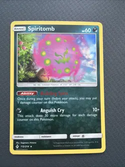 Spiritomb 112/214 Reverse Holo Rare Unbroken Bonds Pokemon TCG - Image 1