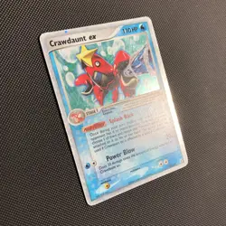 Pokemon TCG - Crawdaunt ex 99/110 LP [SWIRL💫] Holo Holon Phantoms - Image 4