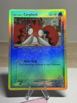 Pokemon Team Aqua's Corphish Ex Team Magma vs Team Aqua 50/95 Reverse Holo MP LP - Image 1