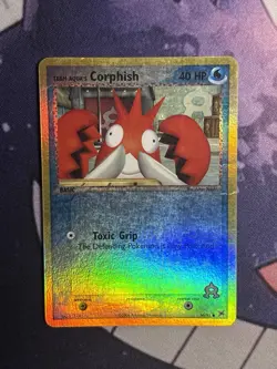 Pokemon Team Aqua's Corphish Ex Team Magma vs Team Aqua 50/95 Reverse Holo MP LP - Image 2