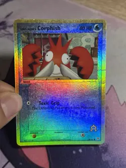 Pokemon Team Aqua's Corphish Ex Team Magma vs Team Aqua 50/95 Reverse Holo MP LP - Image 3