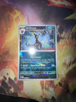 Pokemon TCG Obsidian Flames Umbreon 130/197 GameStop Stamped Promo - Image 3
