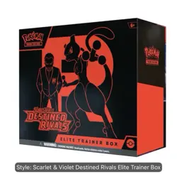 Pokemon Destined Rivals ETB Elite Trainer Box NEW FACTORY SEALED - Image 2