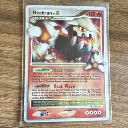 Pokemon TCG Heatran LV.X DP31 Pokemon Promos Holo Promo 2008 120 HP ENG - Image 1