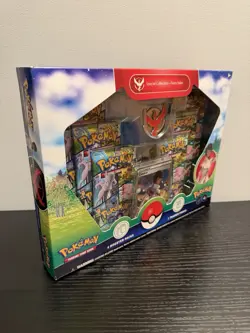 Pokemon GO Team Valor Special Collection Box Sealed Candela Promo 6 Booster Pack - Image 2