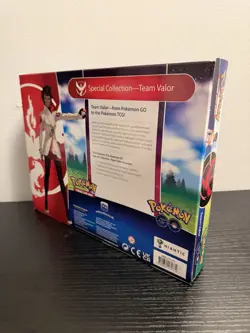 Pokemon GO Team Valor Special Collection Box Sealed Candela Promo 6 Booster Pack - Image 4