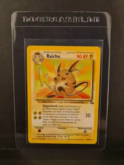 Pokemon 29/62 Raichu | Near Mint-Mint | Fossil - Image 3