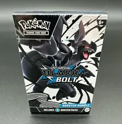 Pokemon TCG Scarlet & Violet—Black Bolt Booster Bundle Box 6 Packs English - Image 1