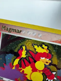 Pokemon TCG: Magmar - Legend Maker Reverse Holo Stamped 21/92 - LP+ with SWIRL🌀 - Image 2