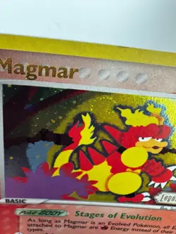 Pokemon TCG: Magmar - Legend Maker Reverse Holo Stamped 21/92 - LP+ with SWIRL🌀 - Image 3