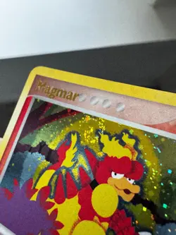 Pokemon TCG: Magmar - Legend Maker Reverse Holo Stamped 21/92 - LP+ with SWIRL🌀 - Image 4