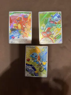 Pokemon First Partner Series 1 Kanto Bulbasaur Charmander Squirtle Gen 1 Set - Image 1