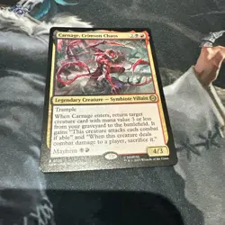 Carnage, Crimson Chaos 125 MTG Marvel's Spider-Man Regular NM - Image 1