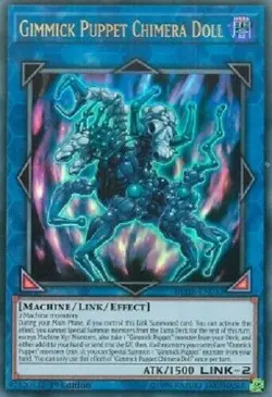 Gimmick Puppet Chimera Doll - BLHR-EN053 - Ultra Rare - 1st Edition - Yugioh - Image 1