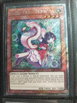RA04-EN269 Fairy Tail - Snow Platinum Secret Rare 1st Ed YuGiOh Card - Image 1