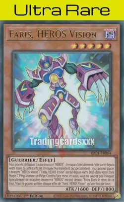 Yu-Gi-Oh! Faris, HEROS Vision : UR RA01-FR004 - Image 1
