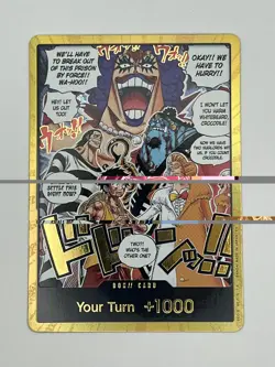 🔥DON!! Card (Alternate Art) (Gold) DON!! The Time of Battle One Piece Foil NM🔥 - Image 1