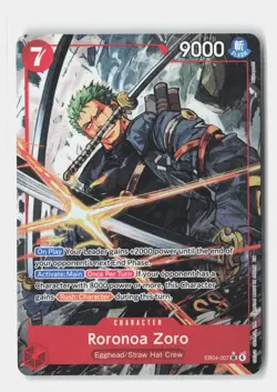 Roronoa Zoro (Alternate Art) EB04-007 Adventure on Kami's Island One Piece NM - Image 1