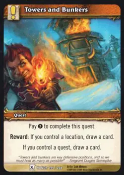 World of Warcraft TCG Towers and Bunkers - Fields of Honor 199/208 - Image 1