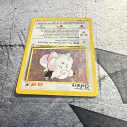 Pokemon TCG Clefairy Base Set 2 Holo Rare 6/130 English 2000 40 HP WOTC - Image 4