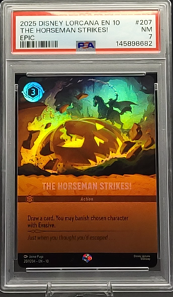 2025 Disney Lorcana The Horseman Strikes! (Epic) 207 Whispers in the Well Holo - Image 1
