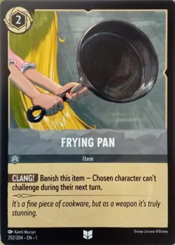 202/204 FRYING PAN THE FIRST CHAPTER UNCOMMON DISNEY LORCANA CARD - Image 1