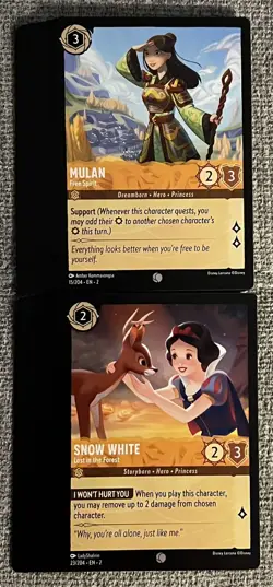 2023 Disney Lorcana Rise Of The Floodborn - COMMON Non Foil - Complete Your Set! - Image 1