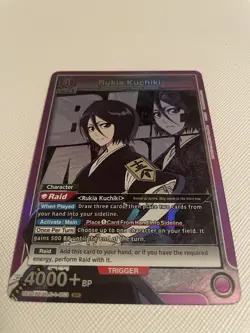 Union Arena Bleach Rukia Kuchiki UE01BT/BLC-1-053 Super Rare English Edition - Image 1