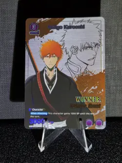 Union Arena Ichigo Kurosaki Character Winner Promo Foil UEPR/BLC-1-103 - Image 1