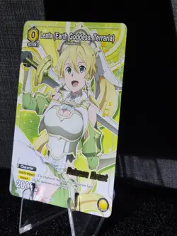 Union Arena Leafa (Earth Goddess, Terraria) Character PR Foil SAO UEPR/SAO-1-026 - Image 2