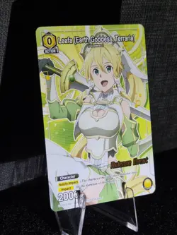 Union Arena Leafa (Earth Goddess, Terraria) Character PR Foil SAO UEPR/SAO-1-026 - Image 3