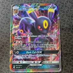 Umbreon GX 80/149 SM Base Set Holo Ultra Rare English Pokemon TCG 2017 - Image 1
