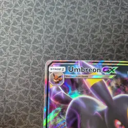 Umbreon GX 80/149 SM Base Set Holo Ultra Rare English Pokemon TCG 2017 - Image 2