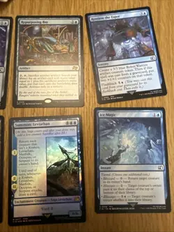 Magic: The Gathering Blue Job Lot and Mythic Card Collection - Image 1