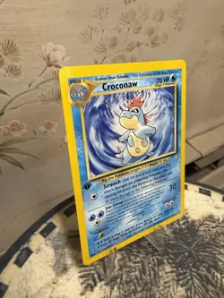 Pokemon TCG Croconaw Neo Genesis 1st Edition 31/111 Vintage Card played - Image 3