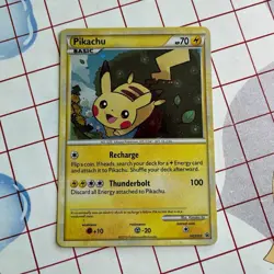 Pikachu Promo Holo HGSS HGSS03 English Basic Pokemon TCG Card 70 HP - Image 1