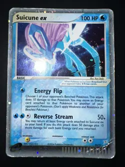 Pokemon Card- Suicune Ex-94/95 Ex Team Magma VS Team Aqua ENG-Very Played - Image 2