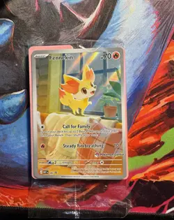 Pokemon TCG Chaos Rising Fennekin Pokemon Center 080 Stamped Promo Card - Sealed - Image 1