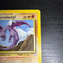Pokemon Card WOTC Aerodactyl Neo Revelation 1st Edition Rare Card 15/64 Eng 2000 - Image 3
