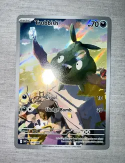 Trubbish - 140/086 - Illustration Rare - White Flare - Pokemon Card - NM/M - Image 1
