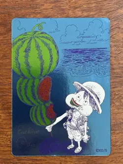 One Piece Luffy Watermelon Metakira Card NatsuComi 2026 Promo EX Qty - Image 1
