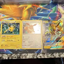 Pokemon TCG Holo GX Lot Jolteon Eevee 26/98 SM184 SM173 Eeveelution Cards! - Image 1