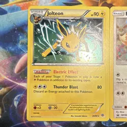 Pokemon TCG Holo GX Lot Jolteon Eevee 26/98 SM184 SM173 Eeveelution Cards! - Image 2