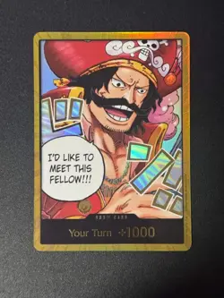 Gold Don!! Card (Gol D. Roger) English OP13 Carrying on His Will NM! - Image 1