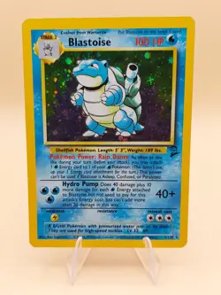 Blastoise Base Set 2 Holo Rare 2/130 Pokemon Card - WOTC 2000 - Image 1