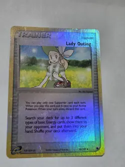 Pokemon Lady Outing EX Ruby and Sapphire 83/109 Reverse Holo Pokemon Card LP - Image 1