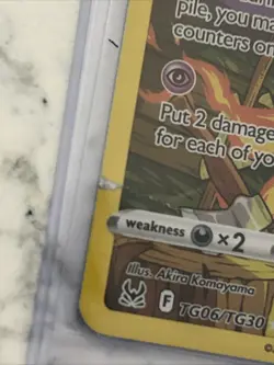 Gengar TG06/TG30 Lost Origin Trainer Gallery Pokemon Card DMG - Image 3