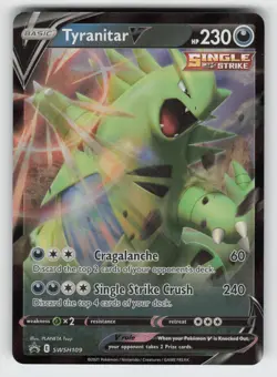 Tyranitar V - SWSH109 Holo SWSH: Sword & Shield Promo Cards NM - Image 1