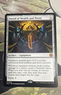 Sword of Wealth and Power Outlaws of Thunder Junction: the Big Score Regular - Image 1