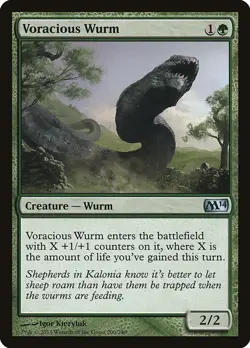 MP - Voracious Wurm [M14 - 200] Magic 2014 (M14) - Image 1